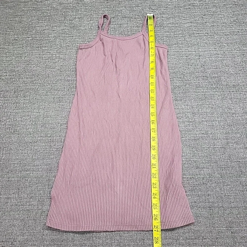 Kids Girls Long Sleeves Buttons Front Cardigan Dress Set Medium Size 8 Purple